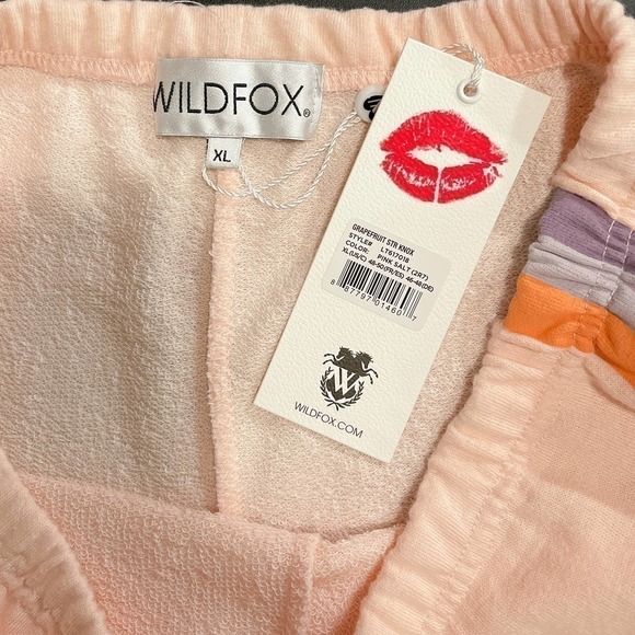 Wildfox | Grapefruit Stripes Knox Pants | Sz L - Picture 3 of 10